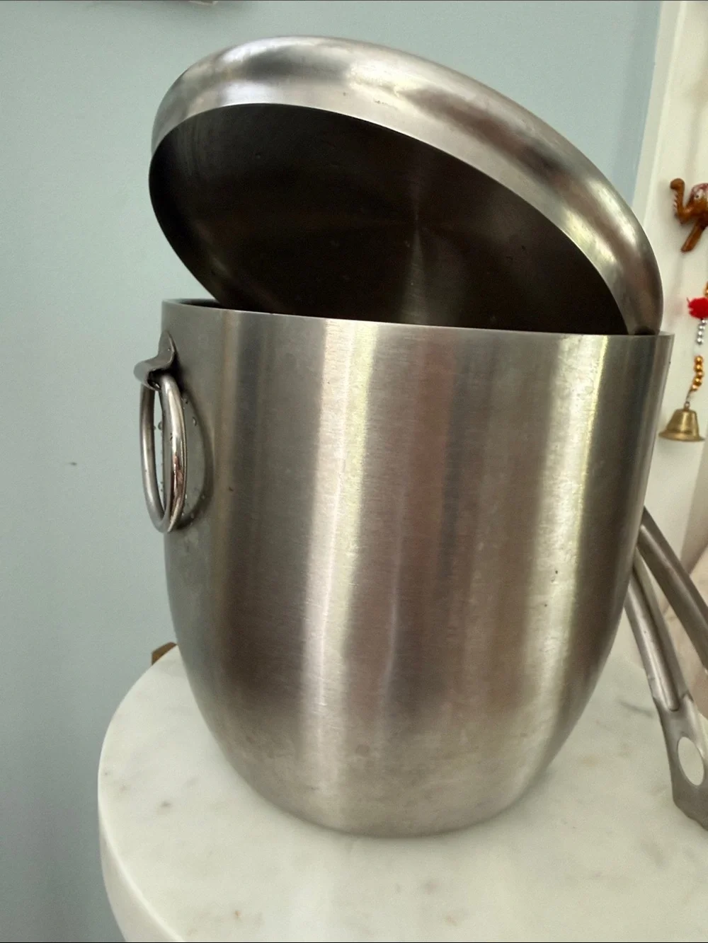 Target Stainless Steel Ice Bucket with Tongs - Silver